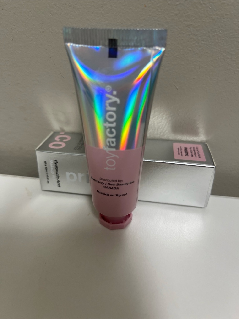 TOYFACTORY Prime Collagen Makeup Primer Mini Size 0.51 Oz. Brand New And Sealed
